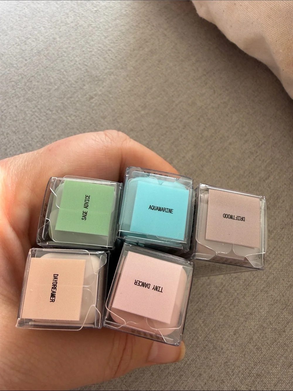 about-face Matte Fluid Eye Paint Set — Pastel Multi Shades